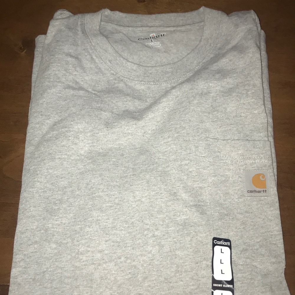 Carhartt grey short sleeve pocket tee
